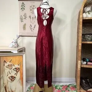 green emerald velvet dress Whimsigoth Fairy Dress (S-M)